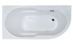 ROYAL BATH Azur 148х79 Акриловая ванна асимметричная, левая - фото 12144