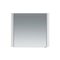 AM.PM Sensation, зеркало, зеркальный шкаф, левый, 80 см, с подсветкой, белый, глянец, шт - фото 142598