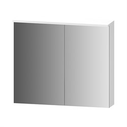 AM.PM SPIRIT, Зеркальный шкаф, 80 см, с подсветкой цвет: белый, глянец - фото 143003