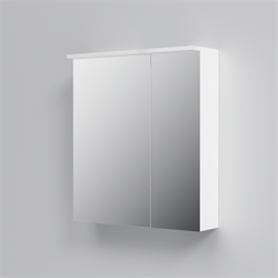 AM.PM SPIRIT 2.0, Зеркальный шкаф с LED-подсветкой, правый, 60 см, цвет: белый, глянец - фото 143218