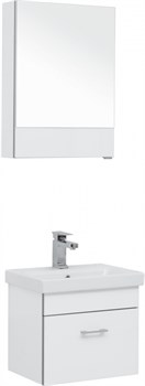 AQUANET Верона 50  Комплект мебели для ванной комнаты (Moduo Slim  белый) - фото 145633
