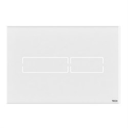 TECE Электронная панель смыва TECElux Mini, стекло, белое - фото 149911