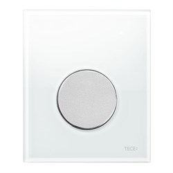 TECEloop Urinal,  стекло белое, клав. хром мат. - фото 149944