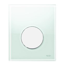 TECEloop Urinal,  стекло зеленое, клав. белая. - фото 149945