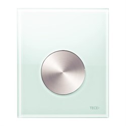 TECEloop Urinal,  стекло зеленое, клав. нерж. сталь - фото 149946