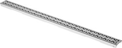 TECE Декоративная решетка TECEdrainline "royal" 1000 мм нержавеющая сталь, сатин, прямая - фото 150006