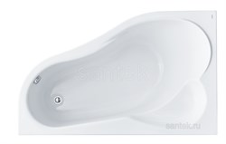 SANTEK Ibiza XL L 160х100 Ванна акриловая асимметричная, левая - фото 160815