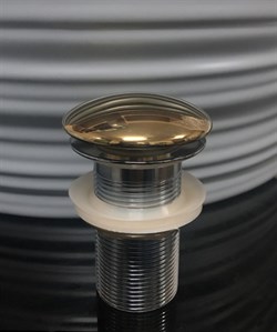 GID Золотой керамический донный клапан G100, ширина 7,5 см - фото 167675