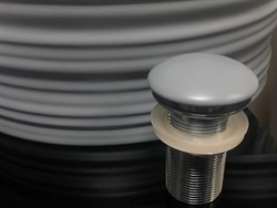 GID Серый матовый керамический донный клапан Gmh100, ширина 7,5 см - фото 167677