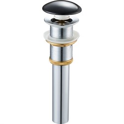 GID Черный керамический донный клапан BL100 без перелива, ширина 7,5 см - фото 167680