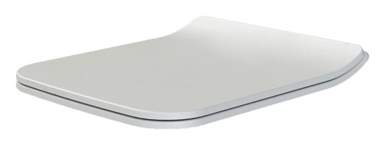 BOHEME Mirage (Zen) крышка для унитаза SLIM глянец белый - фото 174397