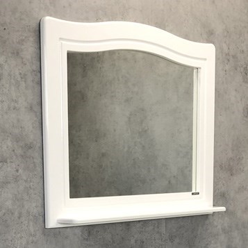COMFORTY Зеркало "Павия-100" белый глянец - фото 176345