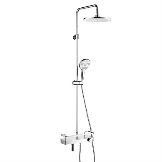 LEMARK Смеситель Tropic LM7011C для ванны и душа, термостатический с регулируемой высотой штанги - фото 179081