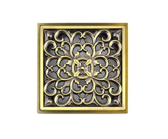 Bronze de Luxe Решетка «Узоры» для трапа viega - фото 191488