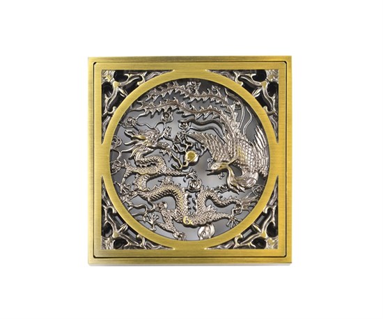 Bronze de Luxe Решетка «Дракон» для трапа  viega - фото 191494