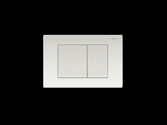 AQUATEK KDI-0000009 (001A) Панель смыва Белая (клавиши квадрат) - фото 195349