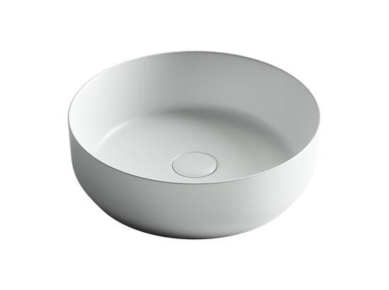 CERAMICA NOVA Умывальник чаша накладная круглая (цвет Белый Матовый) Element 390*390*120мм - фото 196537