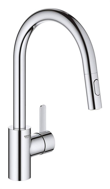 GROHE 31481001 Eurosmart Cosmopolitan Смеситель для кухни, высокий излив, хром GROHE-31481001 - фото 198726