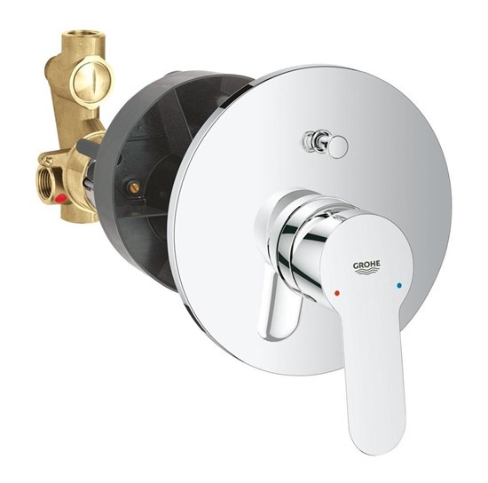 GROHE Смеситель для ванны BauEdge 29079000 (со встраиваемым механизмом) - фото 199984
