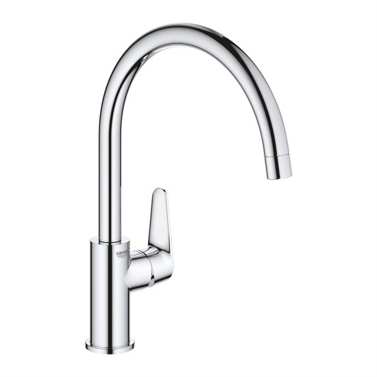 GROHE 31231001 BauCurve Смеситель для кухни, высокий излив, хром GROHE-31231001 - фото 201315