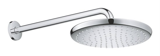 GROHE 26663000 Tempesta 250 верхний душ с кронштейном к стене 380, хром - фото 201345