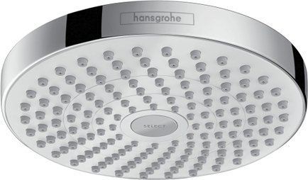 HANSGROHE Верхний душ Hansgrohe Croma Select S 180 2jet (белый/хром) 26522400 - фото 203615