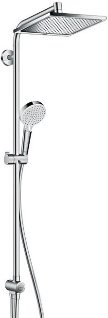 HANSGROHE Душевая система Hansgrohe Crometta E 240 1jet Showerpipe Reno EcoSmart 27289000 27289000 - фото 204127