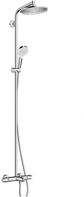 HANSGROHE Душевая система Hansgrohe Crometta S 240 1jet Showerpipe 27320000 - фото 204132