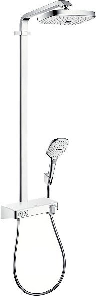 HANSGROHE Душевая стойка Hansgrohe Raindance Select Push 300 2jet Showerpipe белый/хром 27126400 27126400 - фото 204280