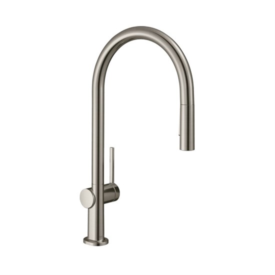 HANSGROHE Кухонный смеситель однорычажный, 210, с вытяжным душем, 2jet, sBox Hansgrohe 72801800, под сталь 72801800 - фото 204748