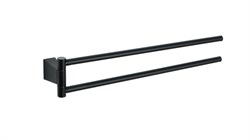 FIXSEN Trend Полотенцедержатель "рога" двойной, ширина 38 см, цвет черный - фото 20554