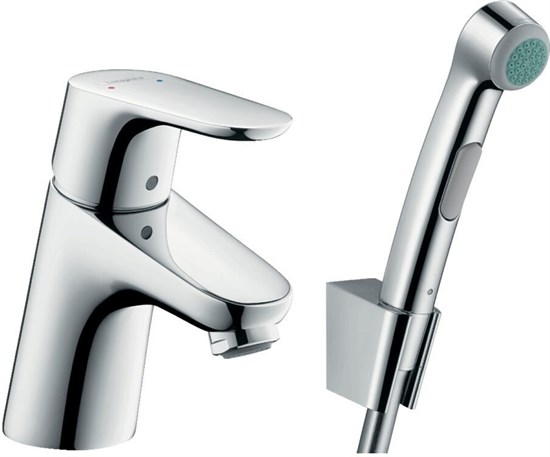 HANSGROHE Смеситель для раковины с гигиеническим душем Hansgrohe Focus E2 31926000 31926000 - фото 206526