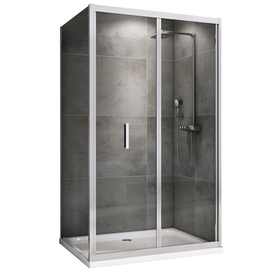 ABBER Душевой уголок  Sonnenstrand AG07100-S70, размер 100x70 см, двери складные, стекло 6 мм AG07100-S70 - фото 210679