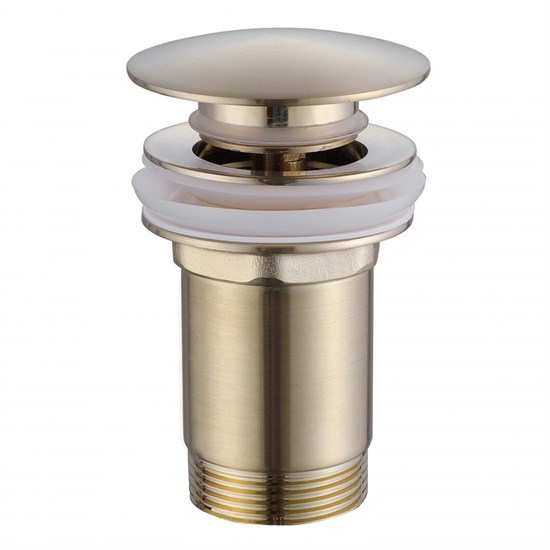 ABBER Донный клапан  AF0010G с переливом, золото матовое - фото 212290