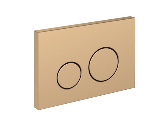 CERSANIT Кнопка TWINS для LINK PRO/VECTOR/LINK/HI-TEC пластик золотой матовый - фото 226822