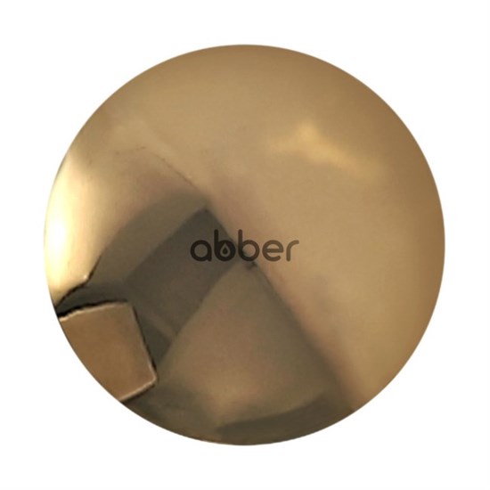 ABBER Накладка на слив для раковины  AC0014GG золото, керамика - фото 227348