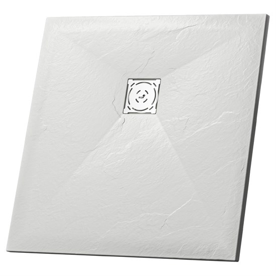 RGW Stone Tray Душевой поддон квадратный  ST-W Белый, размер 75x75 см - фото 230120