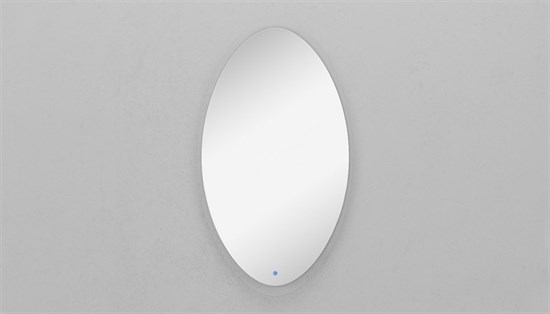 VELVEX Luna Зеркало с подсветкой, ширина 60 см, цвет белый - фото 234225