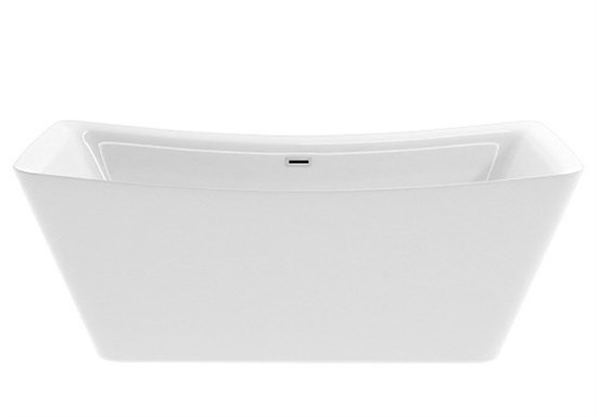 AQUATEK Верса Ванна акриловая отдельностоящая,  размер 170x80 см, цвет белый, в комплекте со сливом и ножками - фото 234345