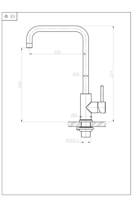 BELBAGNO Смеситель для кухни, нержавеющая сталь, исполнение сатин BB-LAM03A-IN BB-LAM03A-IN - фото 234801