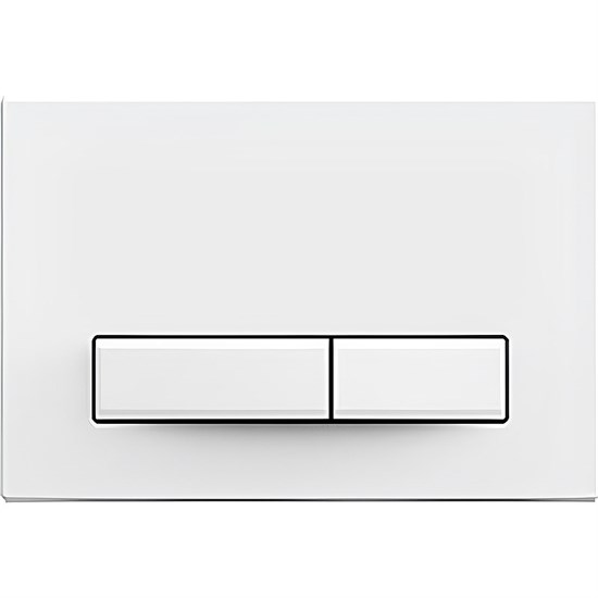 AQUATEK Панель смыва Slim Белая глянец (клавиши прямоугольные) KDI-0000021 - фото 239108