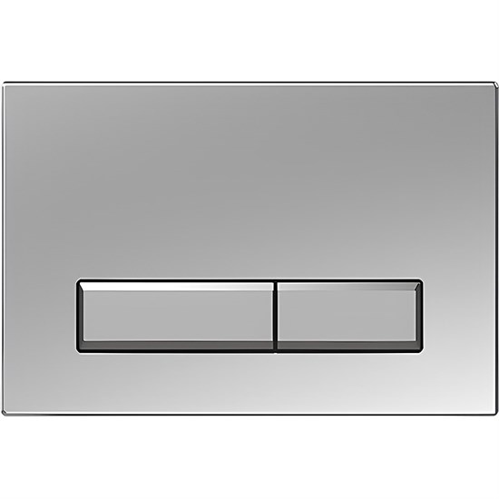AQUATEK Панель смыва Slim Хром (клавиши прямоугольные) KDI-0000023 - фото 239110
