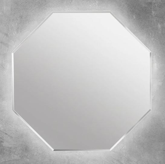 CEZARES Зеркало со встроенной LED подсветкой 80x80x3 - фото 247720