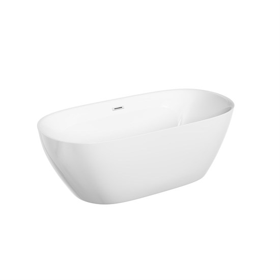 SANCOS Fusion Ванна акриловая отдельностоящая, размер 170х80 см, цвет белый - фото 252233