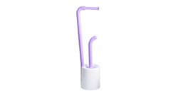 FIXSEN Wendy Стойка напольная: держатель туалетной бумаги и ёршик, цвет фиолетовый - фото 25267