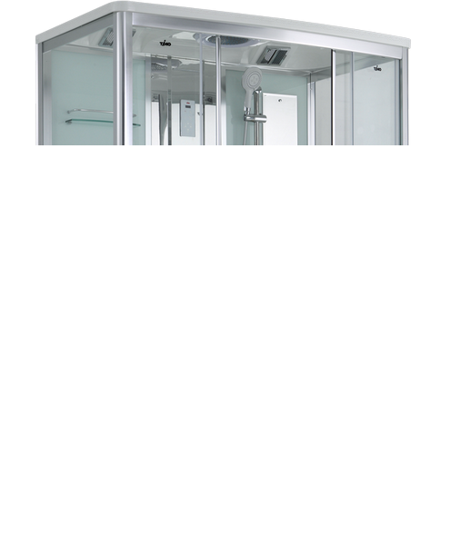 TIMO Comfort Душевая кабина прямоугольная, размер 140х88 см, профиль - хром / стекло - прозрачное, двери раздвижные - фото 252838