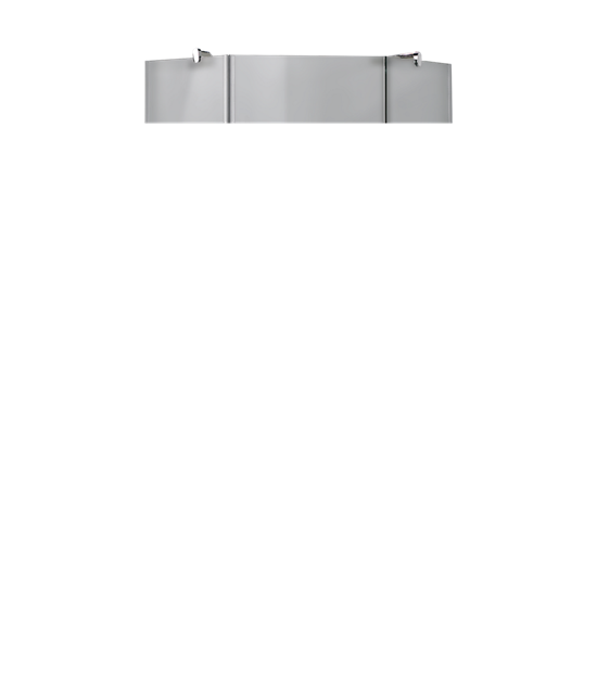 TIMO Tl Душевой уголок пятиугольная, размер 100х100 см, профиль - хром / стекло - матовое, двери распашные - фото 252927