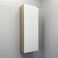 COMFORTY Шкаф-колонна Таллин-40 Белый/Дуб натуральный COMFORTY 00-00010383 - фото 255012