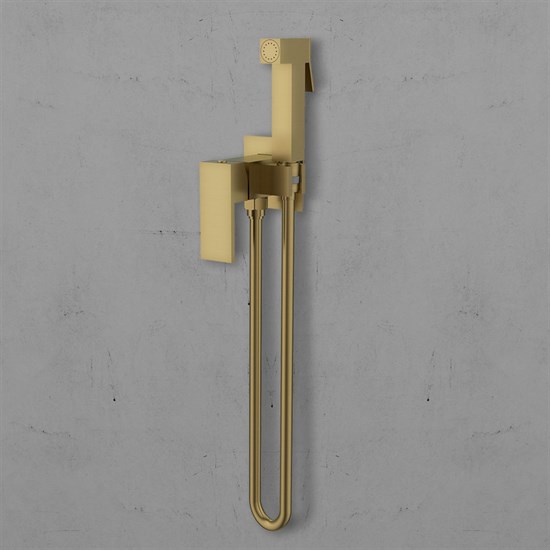 VINCEA Гигиенический душ VHFW-102BG из латуни, со смесителем, брашированное золото - фото 261502