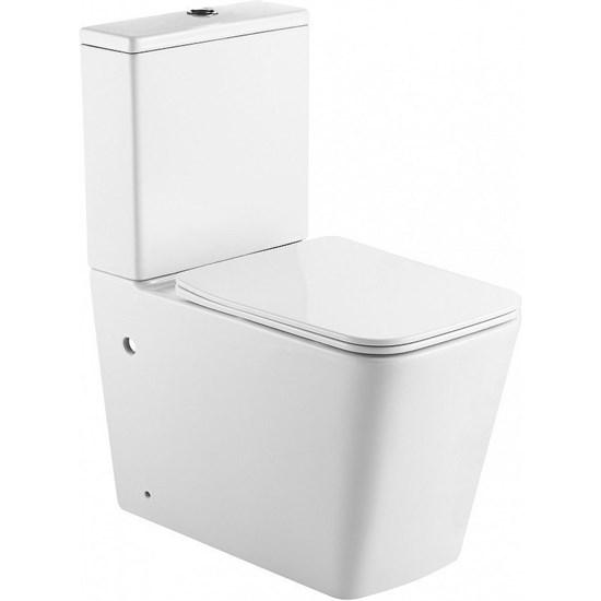 ESBANO Унитаз напольный DUERO (White). размер: 635x360x825, с бачком с сиденьем микролифт - фото 263437
